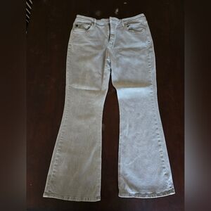 KanCan Women's Sage Flare Bottom Jeans High Rise